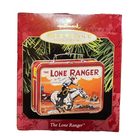 1997 Hallmark Keepsake Ornament The Lone Ranger Lunchbox - Picture 1 of 7